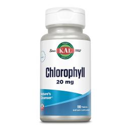 Натуральні добавки і екстракти KAL Chlorophyll 20mg - 100 tabs (2023-10-3159)
