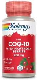 Натуральні добавки і екстракти Solaray CoQ-10 200mg - 30 vcaps (2023-10-6775)