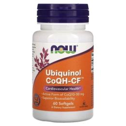 Натуральні добавки і екстракти Now Foods CoQH-CF Ubiquinol - 60 sgels  (2022-10-1394)