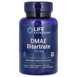 Натуральні добавки і екстракти Life Extension DMAE Bitartrate 150mg - 200 vcaps (2022-10-1894)