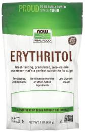 Натуральні добавки і екстракти Now Foods Erythritol - 454g (2023-10-5838)