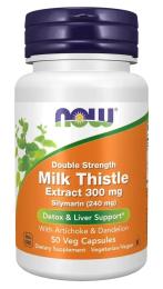 Натуральні добавки і екстракти Now Foods Milk Thistle Extract 300 mg (50 veg caps) (10400-01)