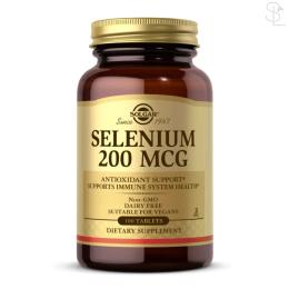 Натуральні добавки і екстракти Solgar Selenium 200mcg - 100 tabs (2023-10-4136)