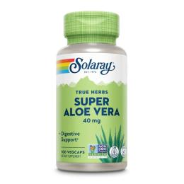 Натуральні добавки і екстракти Solaray Super Aloe Vera Gel 8000mg - 100 vcaps (2023-10-4421)
