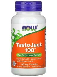 Натуральні добавки і екстракти Now Foods Testo Jack 100 - 60 vcaps (2022-10-0071)