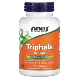 Натуральні добавки і екстракти Now Foods Triphala 500mg - 120 tabs (2022-10-1405)