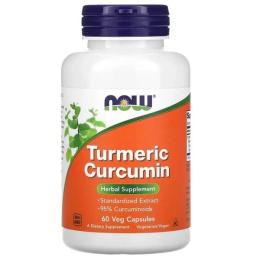 Натуральні добавки і екстракти Now Foods Turmeric Curcumin - 60 vcaps (2022-10-2311)
