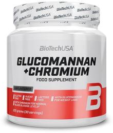 Натуральні добавки і екстракти Biotech Glucomannan + Chromium (225 g, unflavoured) (21534-01)