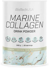 Натуральні добавки і екстракти Biotech Marine Collagen (240 g, lemon - green tea) (21887-01)