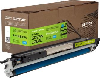 Тонер-картридж для принтера Patron HP 126A (CE311A) Green Label Cyan (PN-126ACGL)