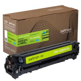 Тонер-картридж для принтера Patron HP 128A (CE321A) Green Label Cyan (PN-128ACGL)