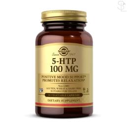 Амінокислоти Solgar 5-HTP 100mg - 90 vcaps (2023-10-3708)