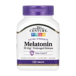 Амінокислоти 21st Century Melatonin 10 mg Prolonged Release - 120 tabs (2023-10-7138)