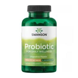 Пробіотики та пребіотики Swanson Probiotic for Daily Wellness 1 Billion Cfu - 120 caps (2023-10-5872)