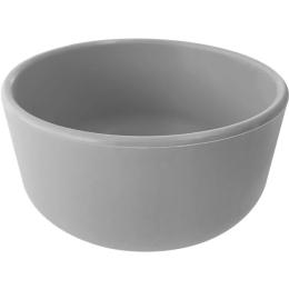 Тарілка для годування Minikoioi Bowl 400 мл 12 см силіконова Gray (101080104)