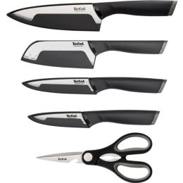 Набір кухонних ножів Tefal Comfort, 5предметів Black