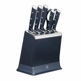 Набір кухонних ножів Tefal EverSharp Pro, з блоком, 6 предметів Blue
