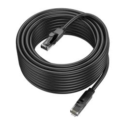 Патч-корд Borofone BUS01, Cat.6, CCA, PVC, 10 м, UTP Black
