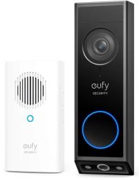 Дверний дзвінок Eufy IP EUFY E340 з додатковим дзвінком Chime Black