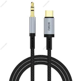 Аудіо-кабель WIWU Legend Audio Convertor USB-C to 3.5mm Wi-C048T 1,5m Black