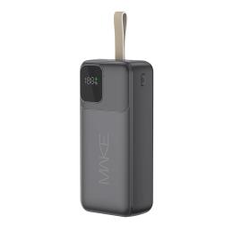 Зовнішній портативний акумулятор Make MPB-306BK 30000mAh Black 65W