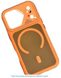 Чохол-накладка Infinity Vip Grid with MagSafe для Apple iPhone 17 Pro Orange