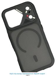 Чохол-накладка Infinity Vip Grid with MagSafe для Apple iPhone 17 Pro Black