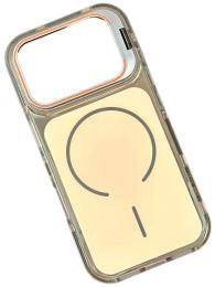 Чохол-накладка Infinity Vip Metal with MagSafe для Apple iPhone 17 Pro Max Beige