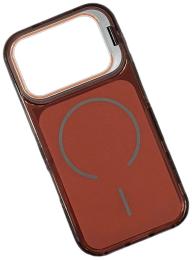 Чохол-накладка Infinity Vip Metal with MagSafe для Apple iPhone 17 Pro Max Chocolate