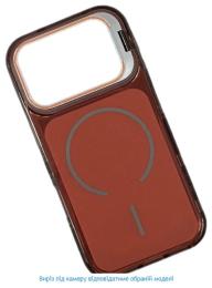 Чохол-накладка Infinity Vip Metal with MagSafe для Apple iPhone 17 Pro Chocolate