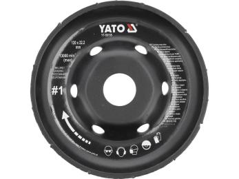 Диск шліфувальний YATO O = 120/22.2 мм, t = 16/13мм шорстк №1 (YT-59155)