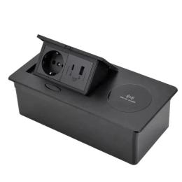 Розетка LIVOLO VL-SHS014-TC-BP-B Black