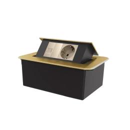 Розетка LIVOLO VL-SHS012-TC.CP-AP-A Gold