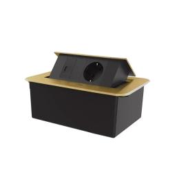 Розетка LIVOLO VL-SHS012-TC.CP-BP-A Gold