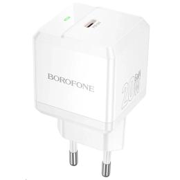 Адаптер живлення для телефона Borofone BN18 Intenso PD20W (1USB-C) White