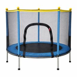 Батут Fitonix 140 см із захисною сіткою + 6 опорних ніжок Blue