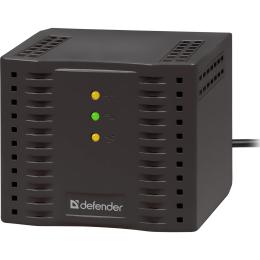 Стабілізатор напруги Defender AVR Premium 1500 600 Вт, 4 розетки Black (99060)