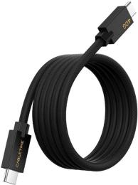 Дата-кабель Cabletime USB4 USB-C (тато)  -  USB-C (тато) 240W 40GBps 8K, 1 м (CU4BH) (CA916566)