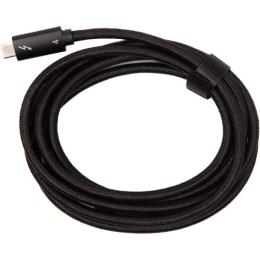 Дата-кабель PowerPlant Thunderbolt 4 USB-C (тато)  -  USB-C (тато) 100W 2м Black (CA915040)