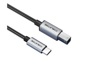 Дата-кабель Cabletime CA16L USB 2.0 Type-C (тато)  -  USB Type B Print (тато) 2 м (CA915774)