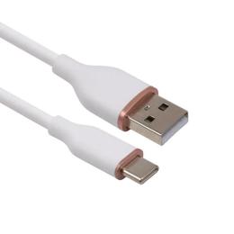 Дата-кабель HiSmart USB Type-A (тато)  -  Type-C (тато) 1 м White (CA916221)
