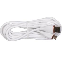 Дата-кабель HiSmart USB Type-A (тато)  -  Type-C (тато) 3 м White (CA916245)