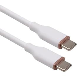 Дата-кабель HiSmart USB Type-C (тато)  -  Type-C (тато) 100 Вт 2 м White (CA916351)