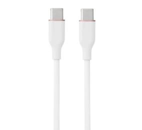 Дата-кабель HiSmart USB Type-C (тато)  -  Type-C (тато) 60Вт 1 м White (CA916283)