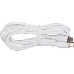 Дата-кабель HiSmart USB Type-C (тато)  -  Type-C (тато) 60Вт 2 м White (CA916290)