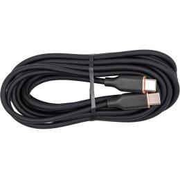 Дата-кабель HiSmart USB Type-C (тато)  -  Type-C (тато) 60Вт 3м Black (CA916337)