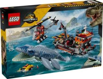 Конструктор LEGO (77983) Jurassic World Напад мозазавра на човен
