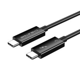Дата-кабель Cabletime Thunderbolt 3 Type-C (тато)  -  Type-C (тато) 100W 0.5 м (CT31E) (CA915392)