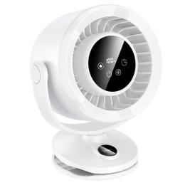 Вентилятор Hoco HX608 clip mount fan White (6942007678582)