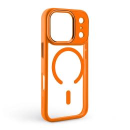Чохол-накладка ArmorStandart Unit-C MagCase для Apple iPhone 17 Pro Orange + Black Button Set (ARM90588)